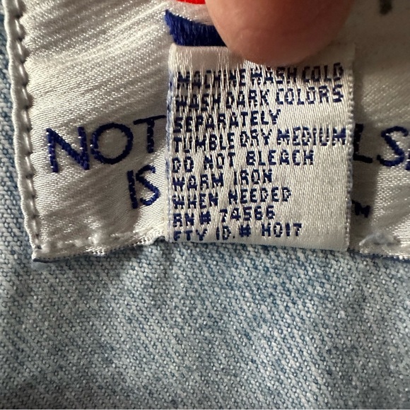 Vintage Pepsi Cotton Denim Trucker Jacket Light Wash - Picture 11 of 12